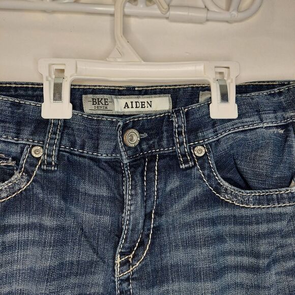 BKE Denim Aiden Bootleg Distressed Blue Jeans Men's Size 29/R - Picture 4 of 15